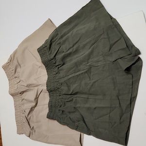 Shein shorts Sz large 2 pairs